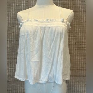 Z Supply White Spaghetti Strap Tank Top